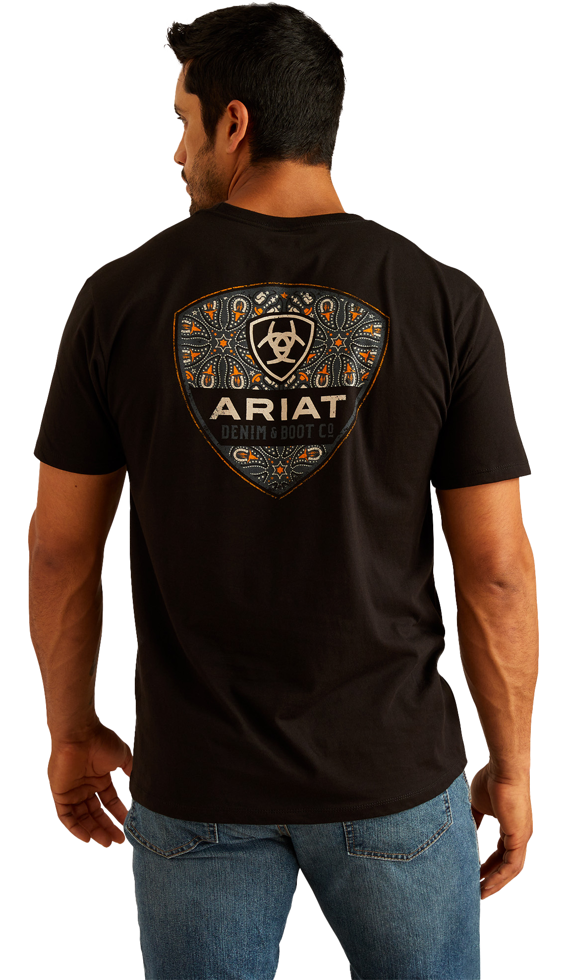 Ariat Paisley Shield Short-Sleeve T-Shirt for Men | Bass Pro Shops